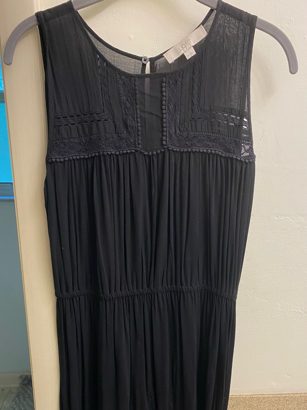 LOFT little Black Dress midi length
